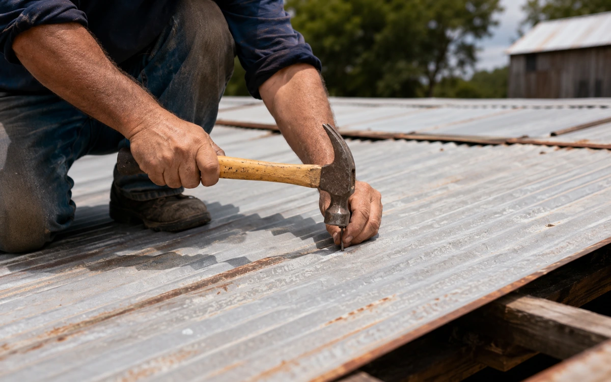 Barn roof repair contractor